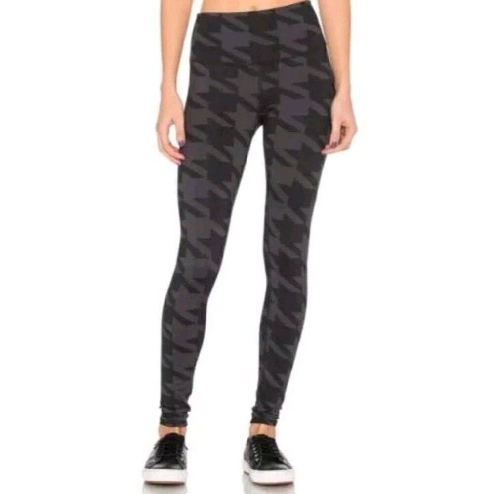 ALO Yoga High Waist Airbrush Houndstooth Legging Est. Size XS